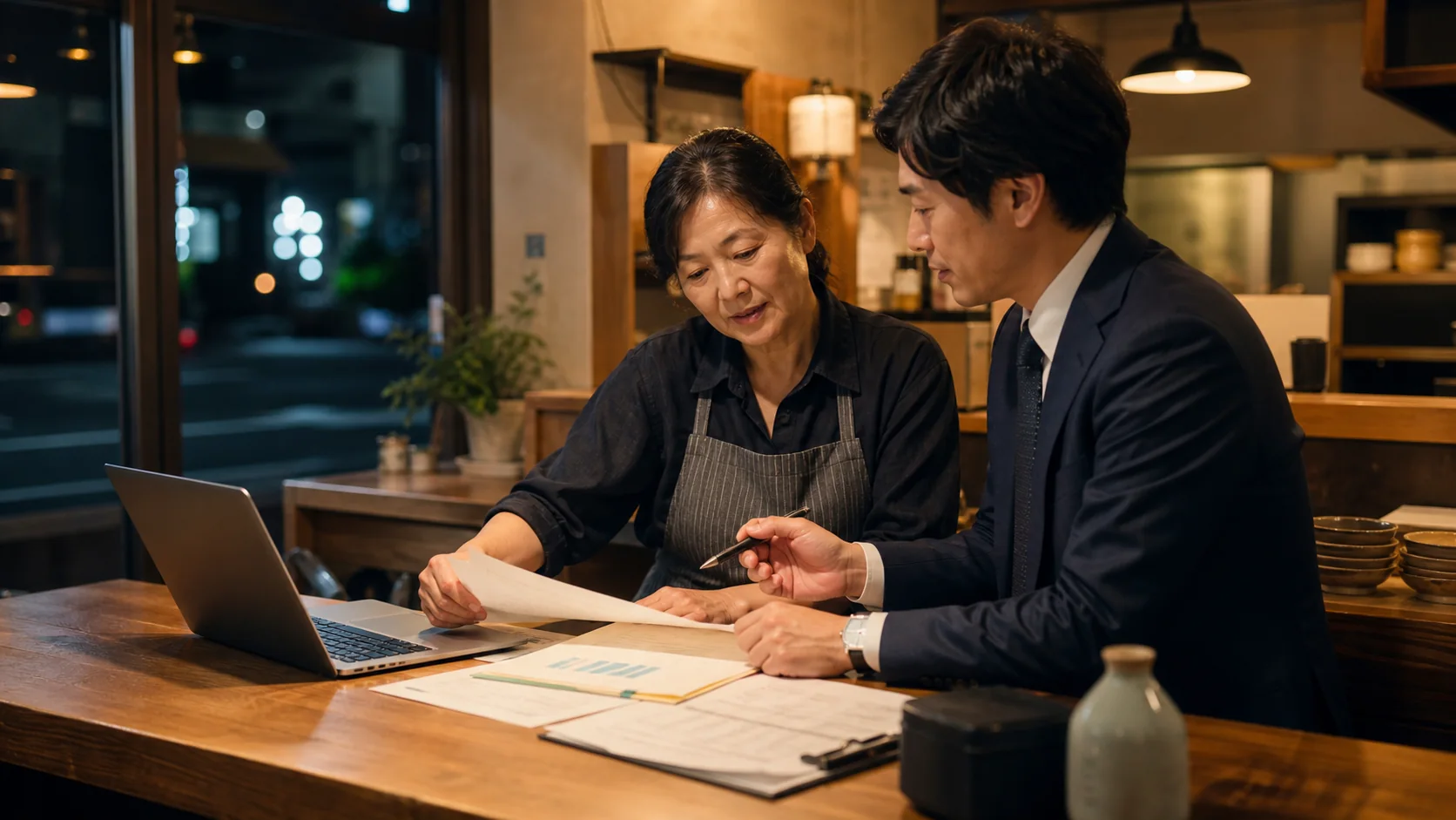 店舗で会社売却相談を行う八王子の事業者