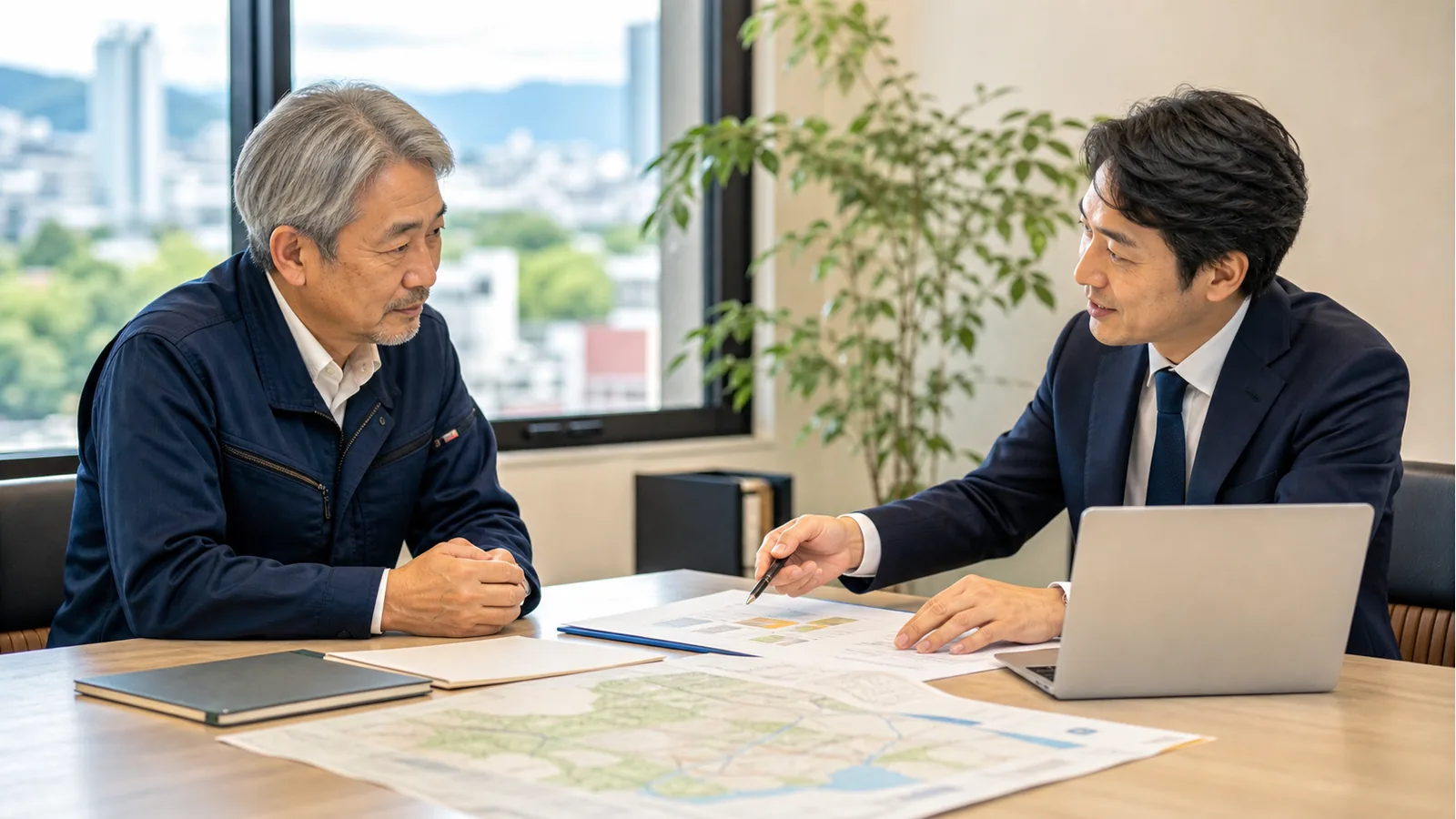 八王子で会社売却と事業承継M&Aの優先順位を相談する経営者とアドバイザー