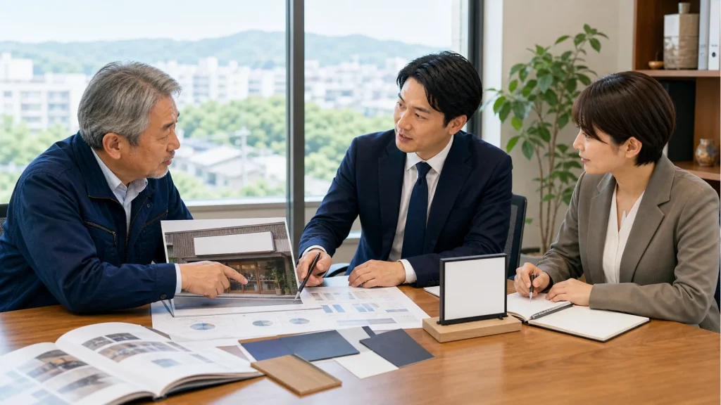 八王子で会社売却後の社名・屋号・地域ブランド継承を相談する経営者と専門家