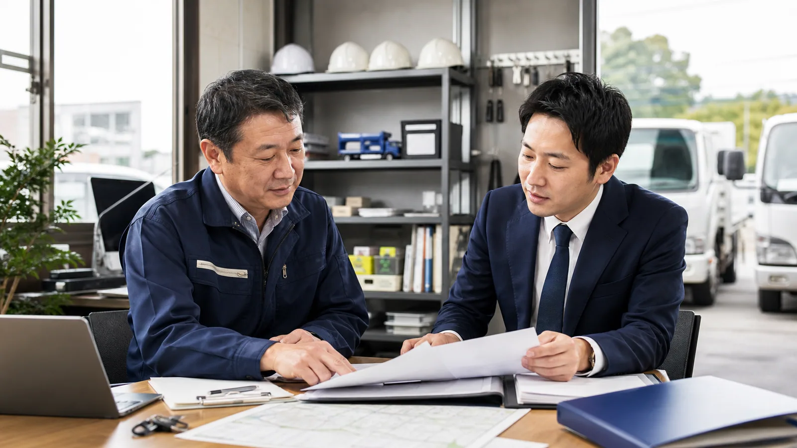 物流・建設関連の会社売却相談