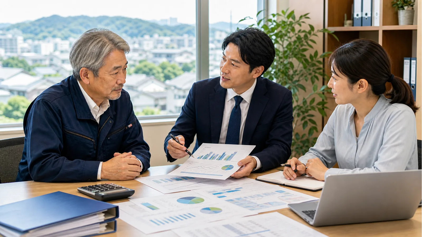 八王子で会社売却前の月次数字と粗利管理を相談する経営者・専門家・経理担当者