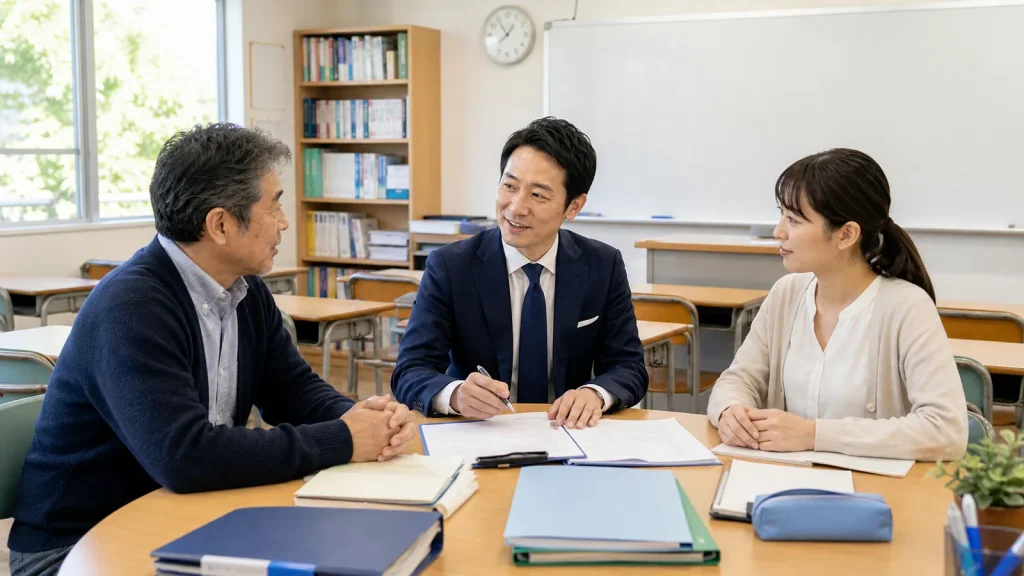 八王子で学習塾・習い事教室の事業承継M&Aを相談する経営者と専門家